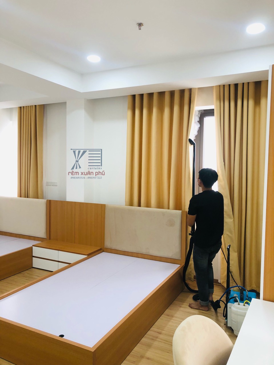 rèm vải hai lớp